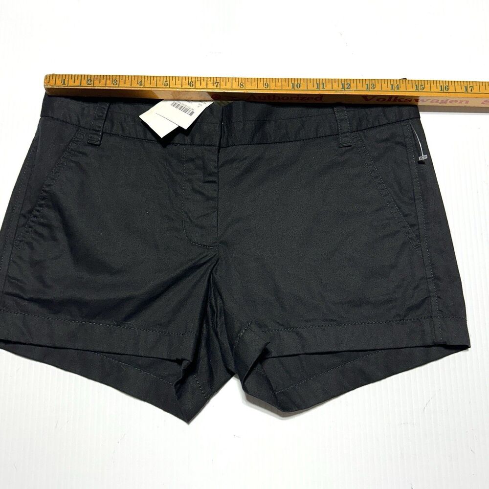 J.Crew Chino Classic Twill Shorts Womens Size 0 Black City Fit Broken In 3” NWT - Picture 7 of 9